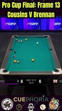 Pro Cup - Final: Frame 13 #8ballpool #pool #billiards #sports #shorts #live #video #viral #billiards