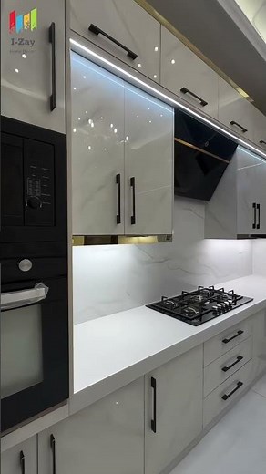 Modern Grey Kitchen Design Ideas | #kitchendesign #shortvideo