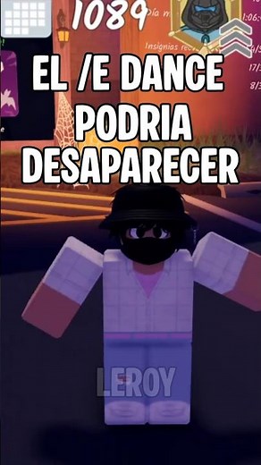 The /e dance could disappear #roblox #shorts #games