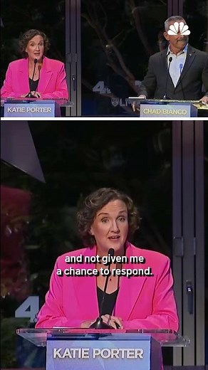 Katie Porter and Chad Bianco on sanctuary cities in California Gov. debate