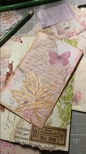 Sunday morning crafting. Making tags