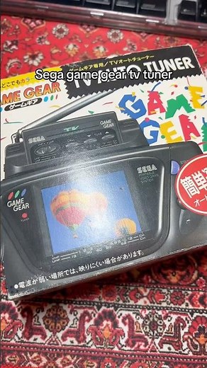 Sega game gear tv tuner 📺 #sega #gamegear #retrogaming #tv #nostalgia