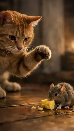 This Cat Is About to Catch the Mouse… 🐭🐱 #cat #cute #funnycats #mouse #shorts #memes