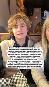 He said I Love You! A dream come true for any parent! #autism #nonverbal #nonspeaking #nonverbslautism | For The Love of Gabe