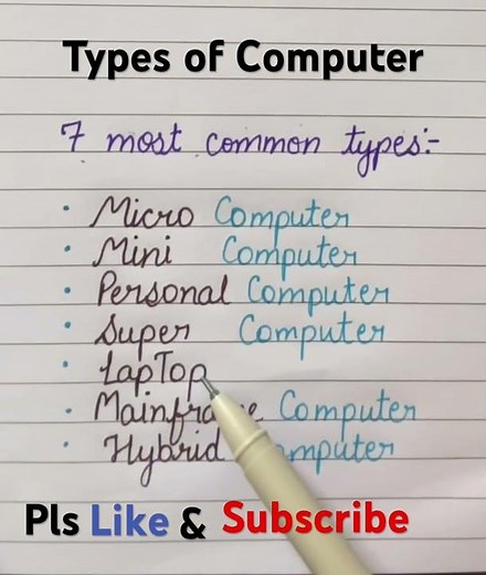 Types Of Computer # education #learning #computer #Types #vocabulary #Gk #learning #viralshort