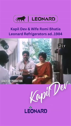 8.6K views · 1.9K reactions | Leonard refrigerator nostalgic old ad ft kapil dev and romi dev 80s #followers #entertainment #reels #tv #childhood #90sera #nostalgic #advertising #viral #google #youtube #90s_flashback #bollywoodsongs #friends #facebook #80s #90skid #90s #song #songs #training #90ssong #doordarshan #kapildev | 90sflashbac | Facebook