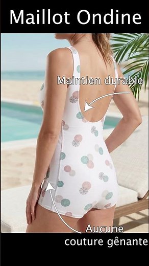 ONDINE | Le maillot de bain une pièce version shorty #sewing #sewingtutorial