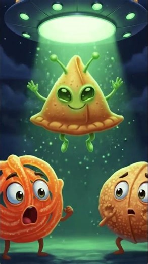 👽 Alien समोसा धरती पर आया! 😱 क्या होगा अब?