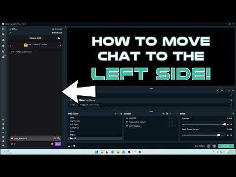 Streamlabs Tips! How to move the Chat Box.