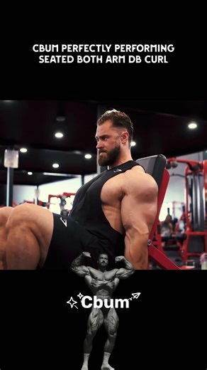 Cbum :- Best way to perform both arm db curl #cbum #motivation #bodybuilding