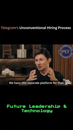Telegram's Unconventional Hiring Process