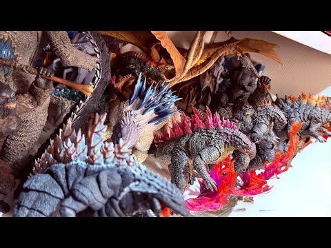 My Godzilla Figure Collection 2025 Showcase with amazing Custom Figures! Must watch! #godzilla
