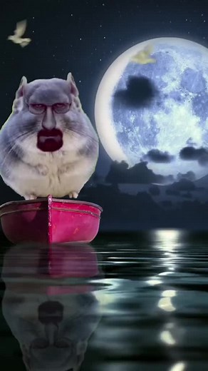 #chinchilla #walterwhite #boat #clouds #water #sea #ocean #lake #river #moon #night #sailing #petergriffin #meme #template #fyp