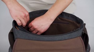 Vintage Canvas Computer Messenger Bag 15-15.6 Inch Laptop Satchel Shoulder Bag for Men Women, College Travel Office Work Briefcases, Brown