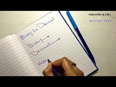 binary to decimal part 1 - شرح درس التحويل من النظام الثنائي الى النظام العشري الجزء الاول