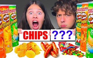 【Tati】薯片 VS 不明食物挑战! 沉浸式吃播