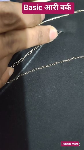 basic aari work..🧵Aari Work Basic for Beginners | आरी वर्क शिका अगदी सोप्या पद्धतीत ✨#ariwork