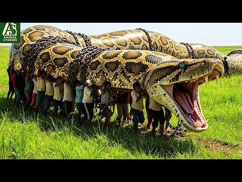 Top 4 Biggest Giant Python Captures Ever Recorded | Animal Stories
