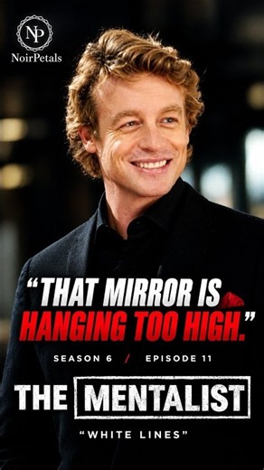The Mentalist | That Mirror Is Hanging Too High! 🪞 | S6E11 #shorts