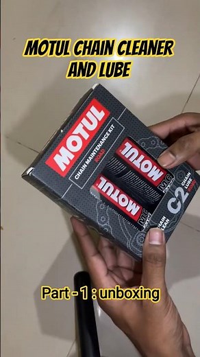 Motul Chain Cleaner & Lube Unboxing 🔥| Chain Care Kit Review