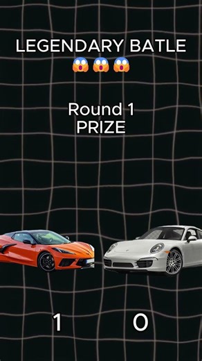 🔥 Porsche 911 vs Corvette C8 — which one are you choosing?