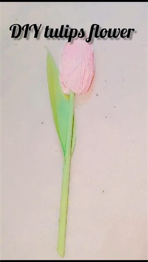 DIY Tulips flower #youtubeshorts #craft