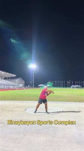 Isa sa pinaka magandang grandstand na nakita ko Binaybayon sports complex 🫶b#discus #athlete #athletics