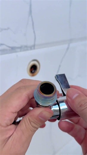 Replacing a faucet is that simple