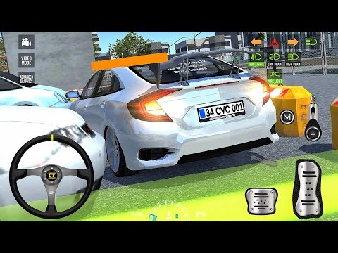 New City Parking School 2026 - Realistic Honda Car Parking Sim! Car Game Android Gameplay