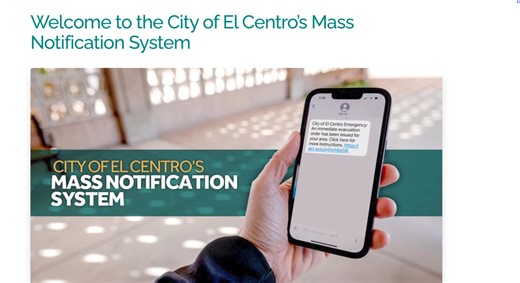 El Centro introduces mass notification system to communicate with residents