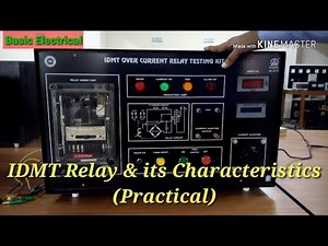 Inverse definite minimum time over current relay (IDMT)