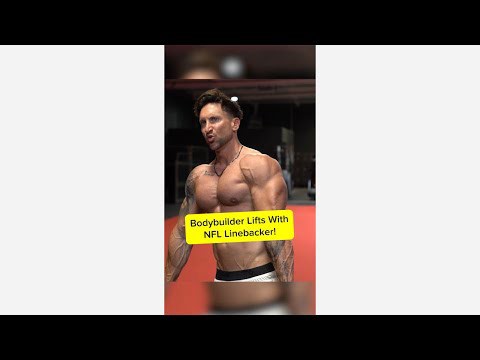 What happened when a bodybuilder attempted an NFL linebacker workout