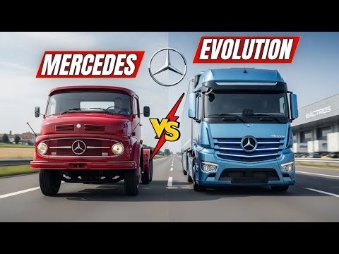 🚛MERCEDES TRUCKS: 80 Years of German Engineering Dominance! From Legend to Electric Era!