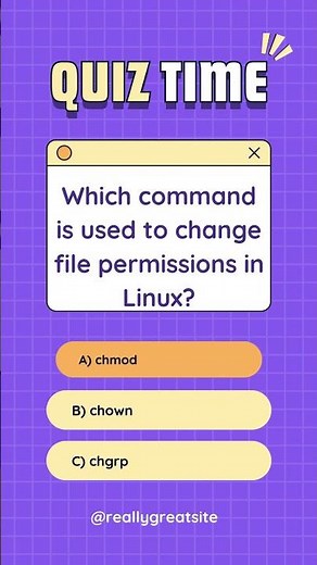 Linux MCQ Quiz | Linux Commands | Linux Questions