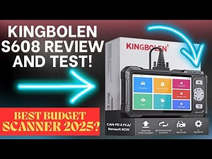KINGBOLEN S608 Review And Test - The Best Value Tablet Scanner 2025? - Let's Find Out!