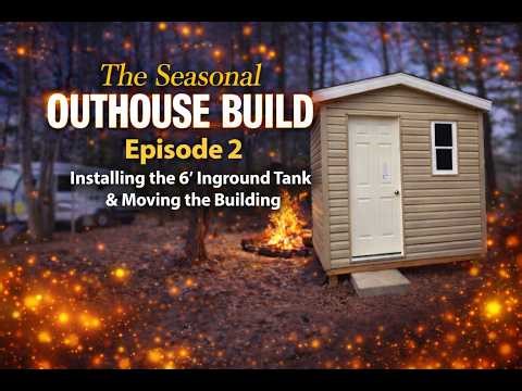 I Had to Move the Building… and Learn a Backhoe | 10-Year Outhouse Build (Part 2)