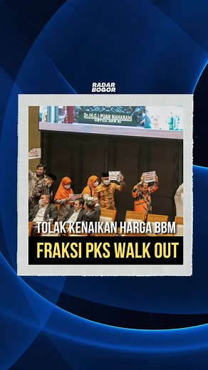 PKS Walk Out: Penolakan Kenaikan Harga BBM