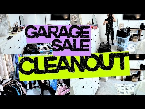 CLOSET CLEAN OUT - Getting Ready To Do A Garage Sale