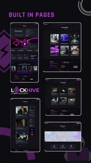 🔐 Lockhive Theme Demo | Cyber Security & Data Protection WordPress Theme