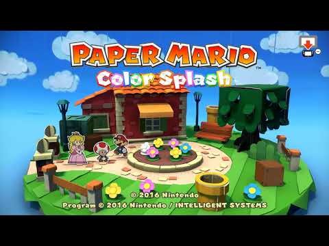 Paper Mario: Color Splash (2016) - Intro