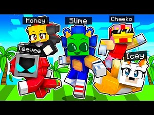 10 Friends on 1 SONIC CHUNK in Minecraft!