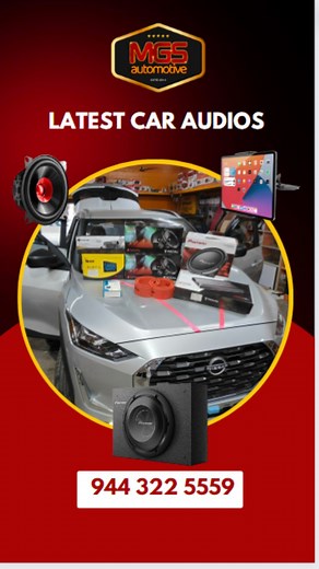 Let the enhanced music drive you! Getting the latest Car audio systems is important for providing clear and powerful sound, making music and podcasts enjoyable while driving, enhancing the overall ambiance of the vehicle, making the driving experience more pleasant, and improving the daily commute. Reach MGS AUTOMOTIVE at 9443225559, Choose from a vast collection of premium car audios! Dharapuram Road - Avinashi Road - Old Bus Stand - Tirupur #mgsautomotive #caraudioinstallation #caraudiosystem 