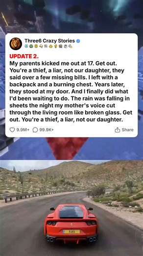 UPDATE 2. My parents kicked me out at 17. Get out. You're a thief, a liar, not our daughter, they said over a few missing bills. I left with a backpac... #foryou #fyp #reels #viral #redditstorytime #redditposts #storytime #redditstories #reddit #askreddit #paranormal #redditparanormal #nosleep | Pet Blazers
