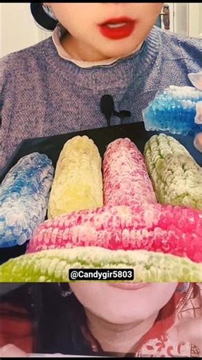 Colorful sweet Candy eating | 🍬 Satisfying condy Sounds PT92 #viralvideo #shortfeed