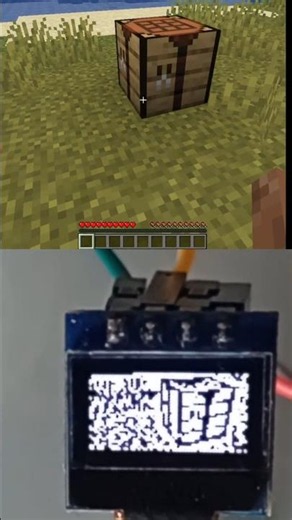 Playing Minecraft on a 0.49" OLED Screen