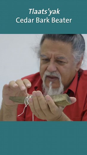 What’s a cedar bark beater? What is it made of, & what is it used for? Co-Curator of the Northwest Coast Hall Haa'yuups explains. #MuseumTok #NorthwestCoast
