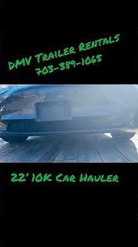 DMV Trailer Rentals 22ft Car Hauler!