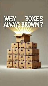 Why Are Most Boxes ALWAYS Brown? The Hidden Truth!