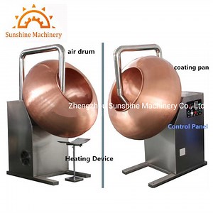 [Hot Item] Automatic Small Tablet Nut Seed Chocolate Peanut Sugar Coating Candy Pan Machine