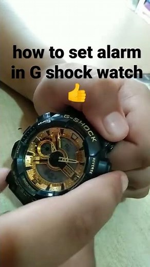 How to set alarm in G shock watch Casio WR 20 BAR